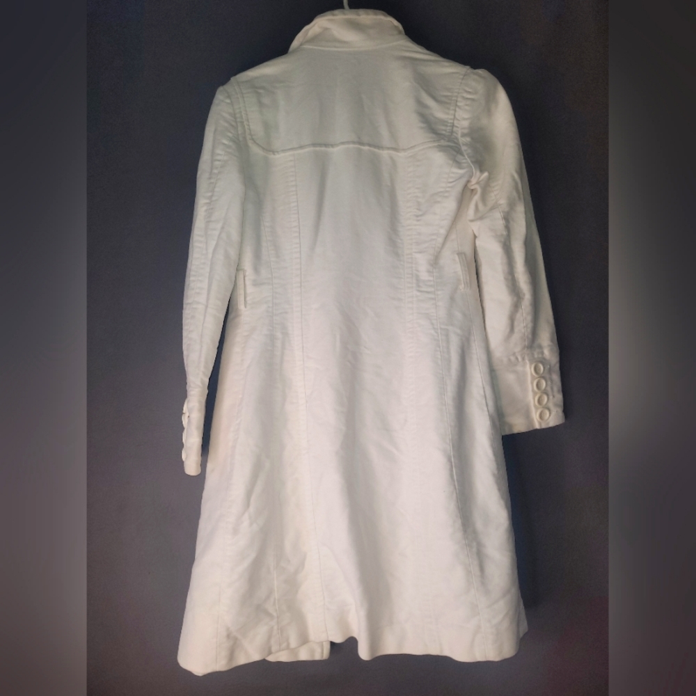 MNG by Mango 100% cotton beige/tan jacket womens XXS - Picture 2 of 9
